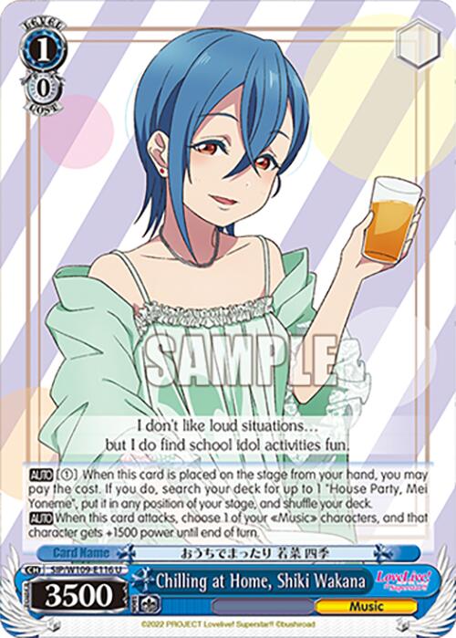 Chilling at Home, Shiki Wakana