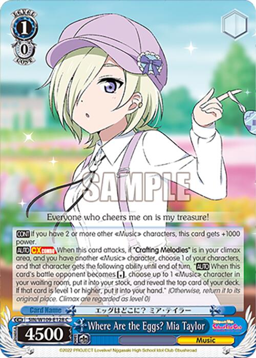 Where Are the Eggs? Mia Taylor