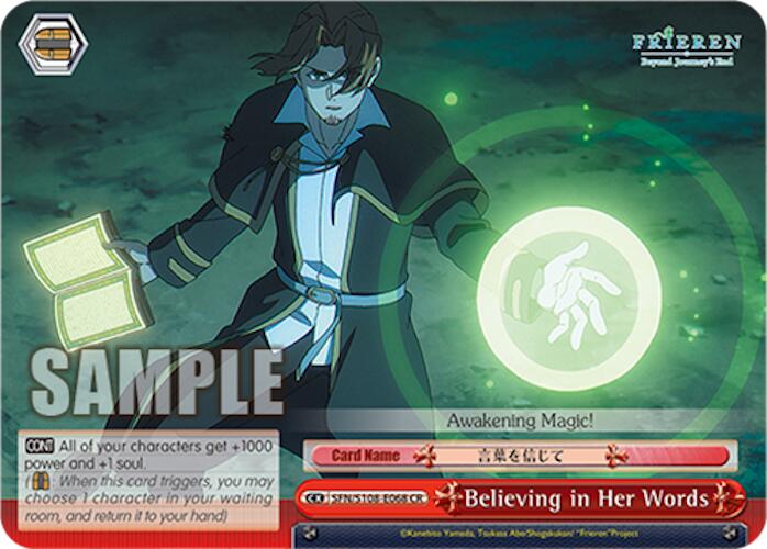 Believing in Her Words