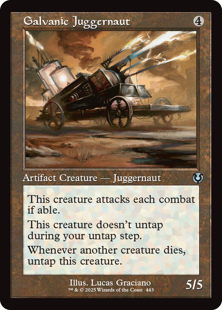 Galvanic Juggernaut (Retro Frame)