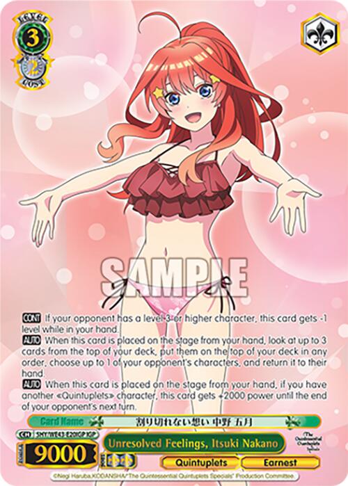 Unresolved Feelings, Itsuki Nakano (IGP)