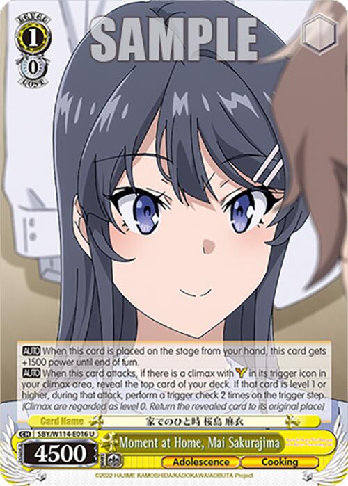 Moment at Home, Mai Sakurajima