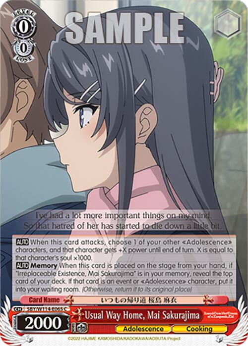 Usual Way Home, Mai Sakurajima