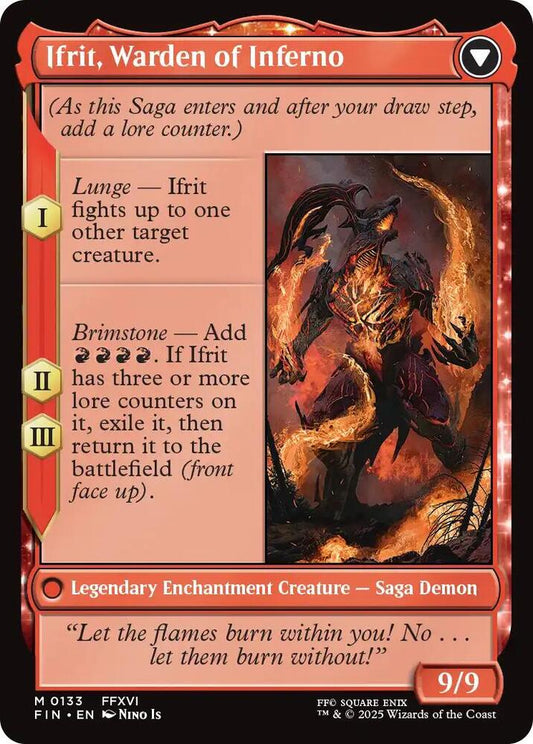 Clive, Ifrit's Dominant (Back)
