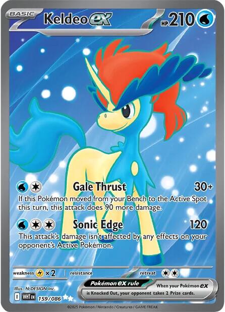 Keldeo ex - 159/086
