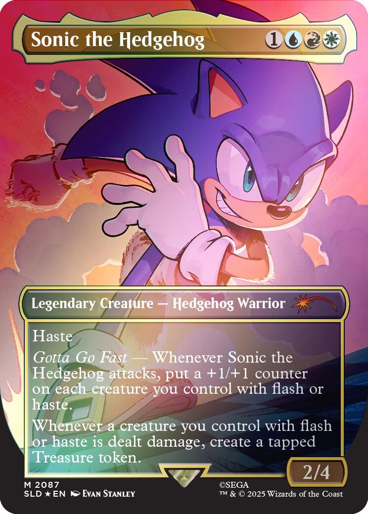 Sonic the Hedgehog (Rainbow Foil)