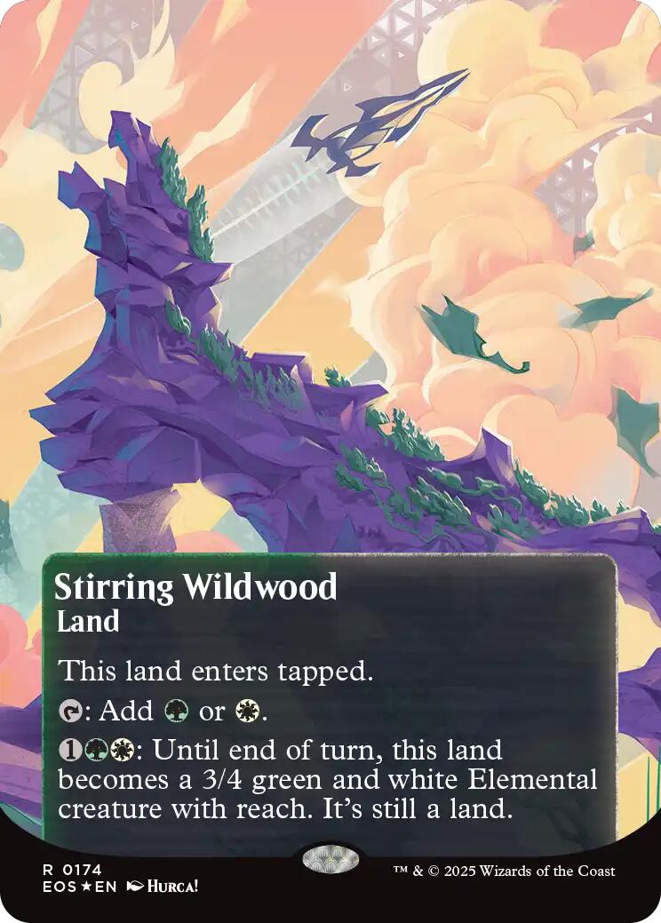Stirring Wildwood (0174) (Borderless) (Galaxy Foil)