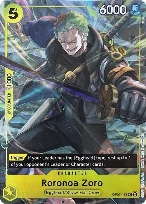 Roronoa Zoro (Illustration Box Vol.3) [OP-PR - OP07-113] – Black