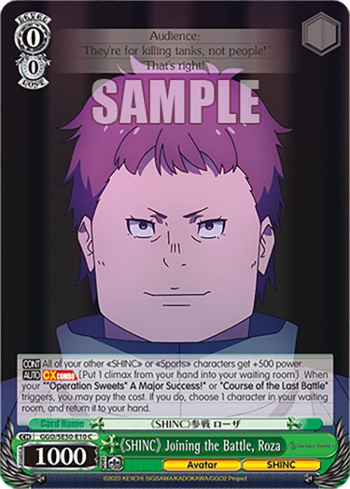 "SHINC" Joining the Battle, Roza