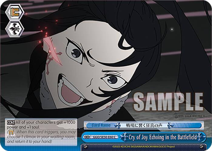 Cry of Joy Echoing in the Battlefield