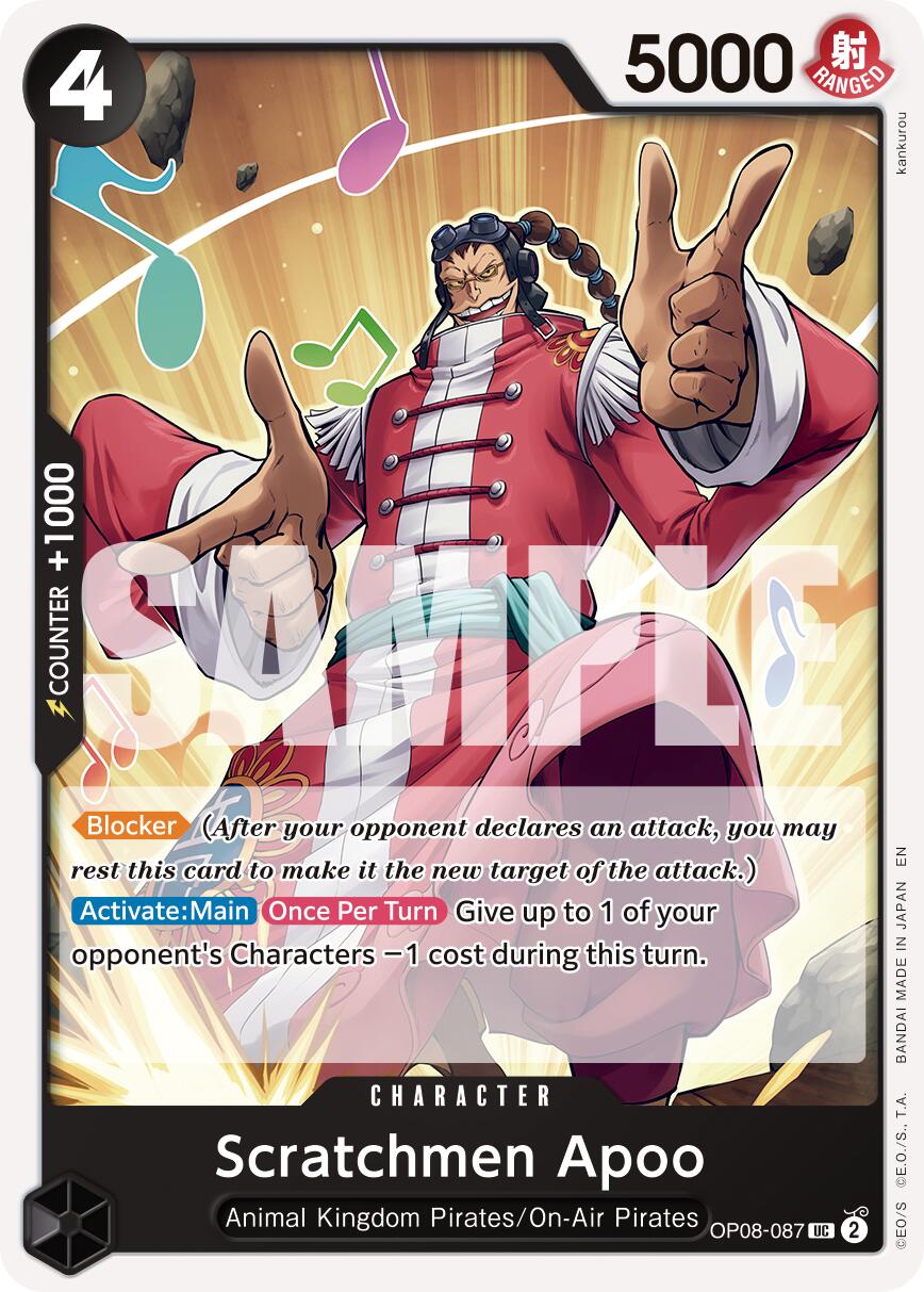 Scratchmen Apoo - OP08-087 (Reprint)