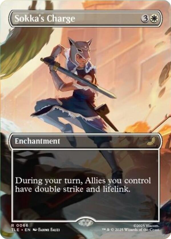 Sokka's Charge (Borderless)