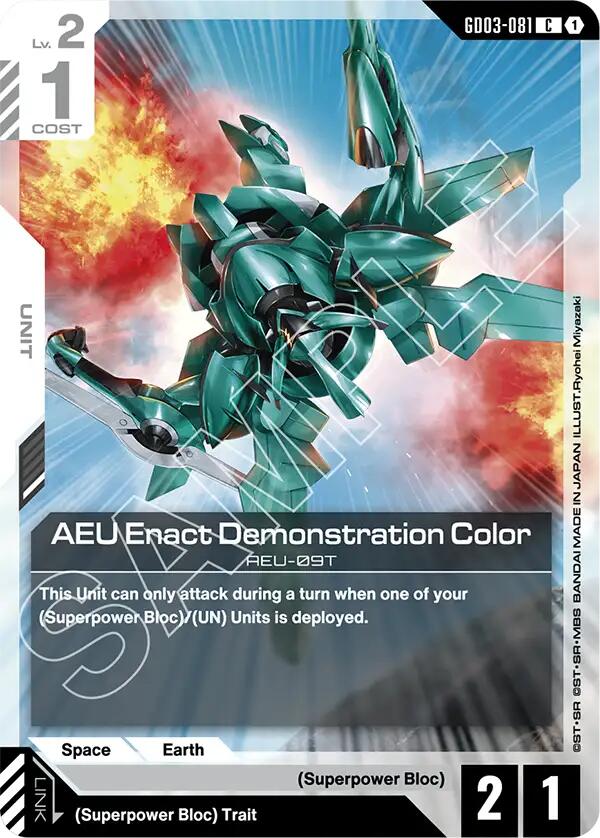 AEU Enact Demonstration Color