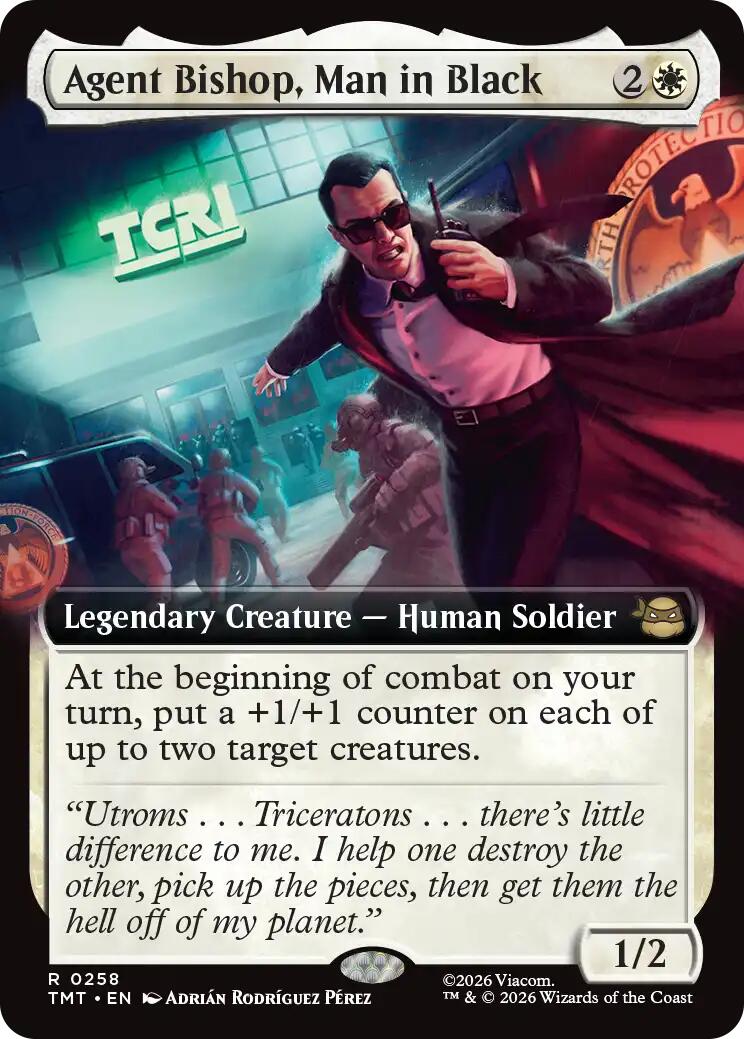 Agent Bishop, Man in Black (Extended Art)