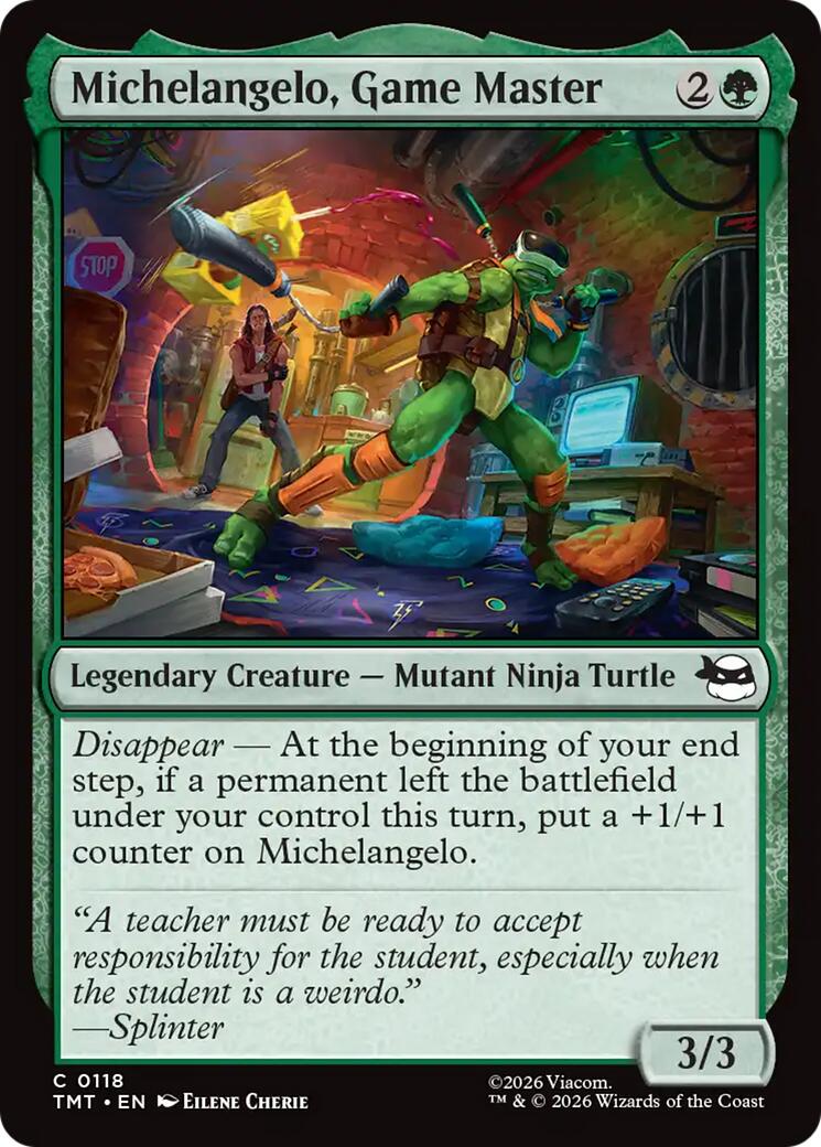 Michelangelo, Game Master