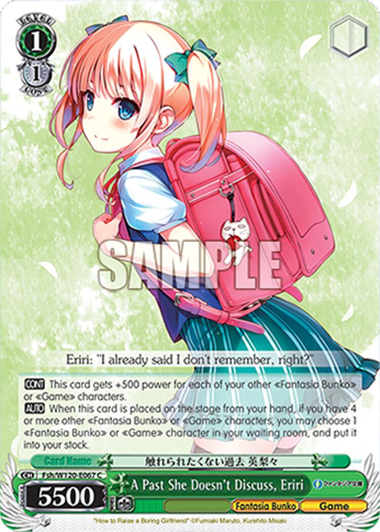 A Past She Doesn't Discuss, Eriri