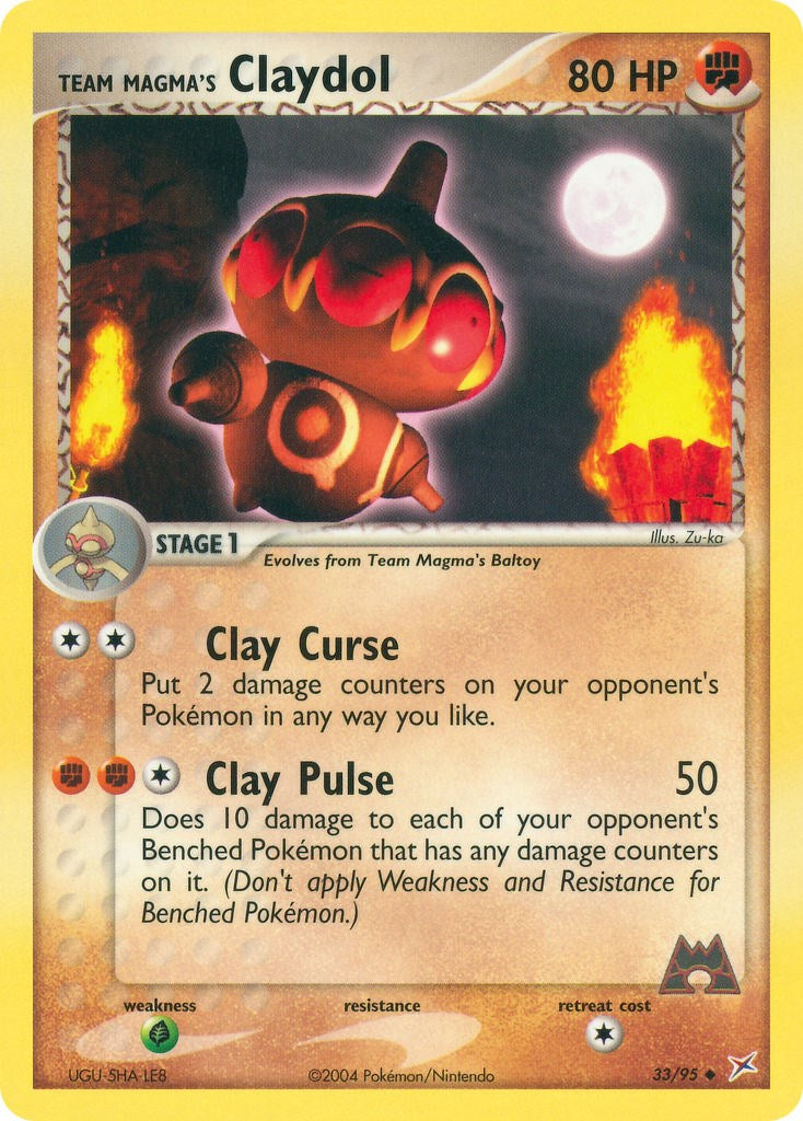 Team Magma's Claydol - 33/95