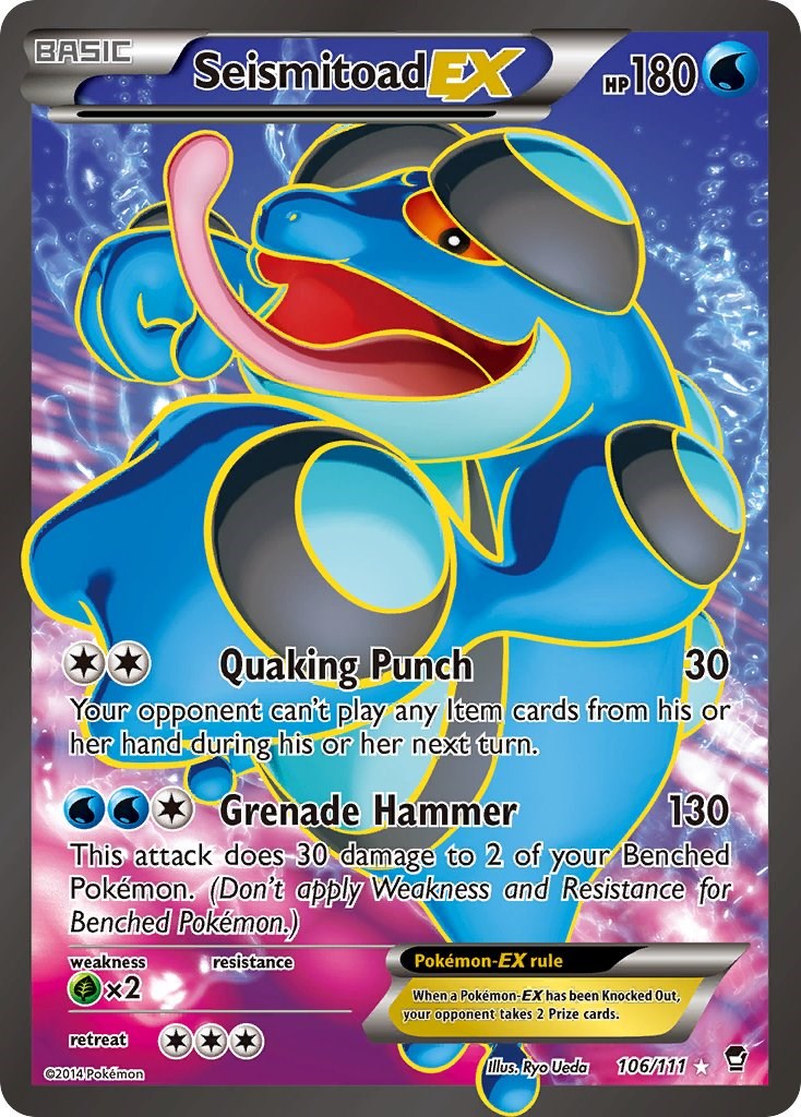 Seismitoad EX (106 Full Art)