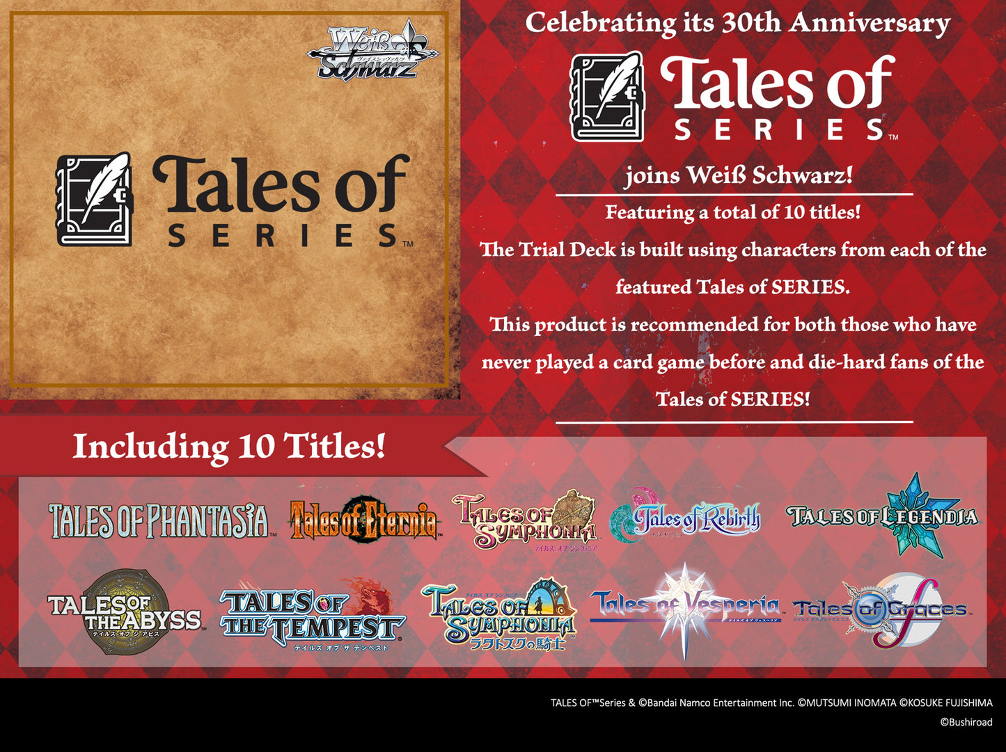 *PRE-ORDER* Weiss Schwarz: Tales of SERIES Trial Deck