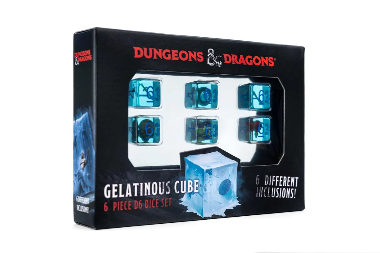 Fanroll D&D Gelatinous Cube D6 Six Piece Set