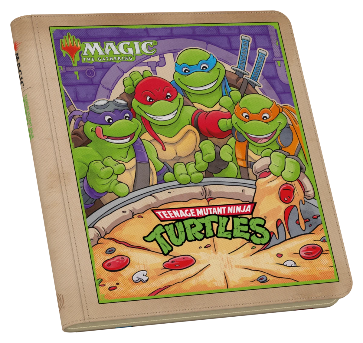 Ultimate Guard Zipfolio 480 Xenoskin Pizza Box - Teenage Mutant Ultimate Guard Zipfolio 480 Xenoskin Pizza Box - Teenage Mutant