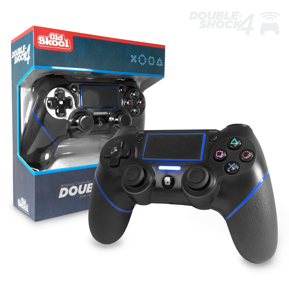 Double-Shock 4 Wireless Controller - (Old Skool)