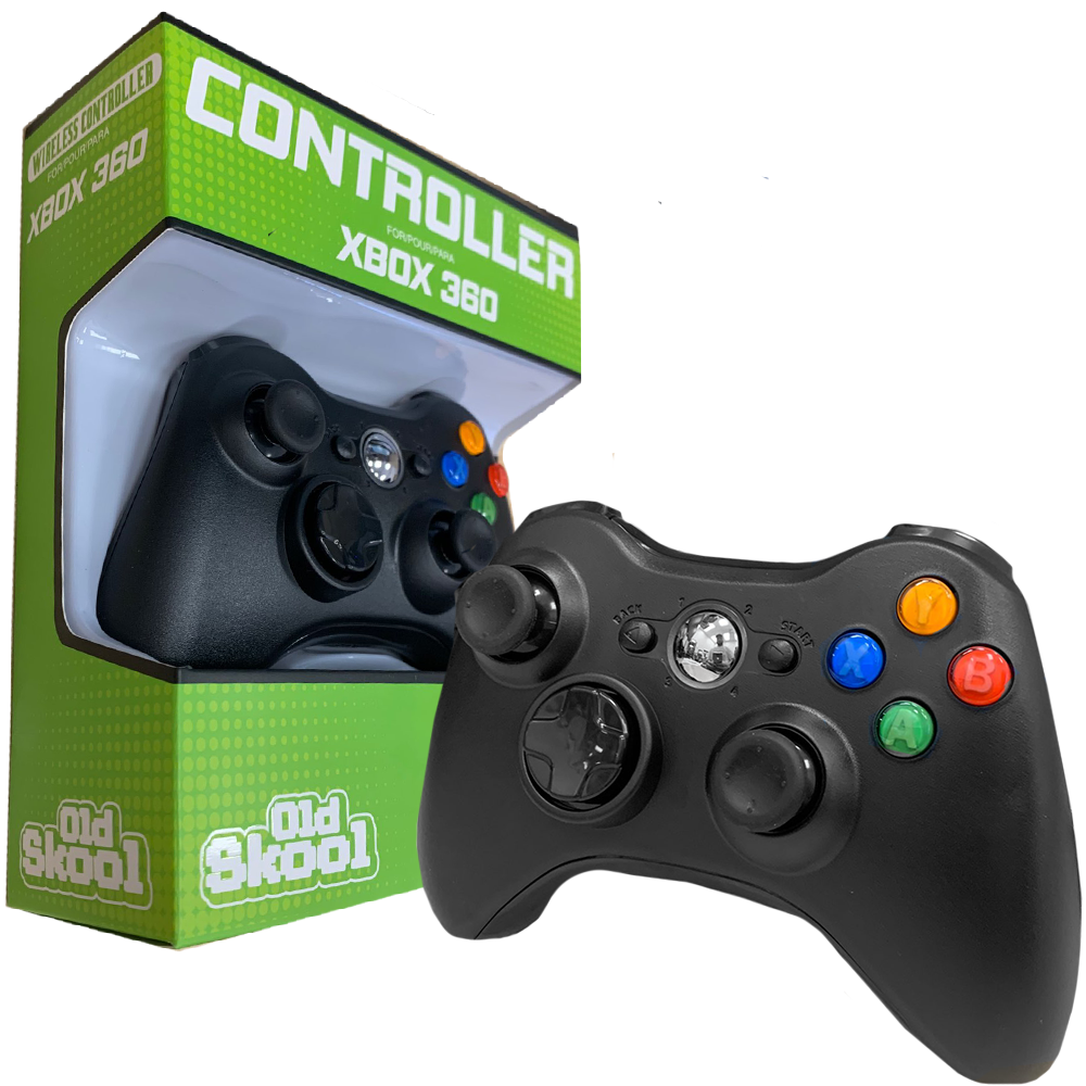 Xbox 360 Controller - Black (Old Skool)