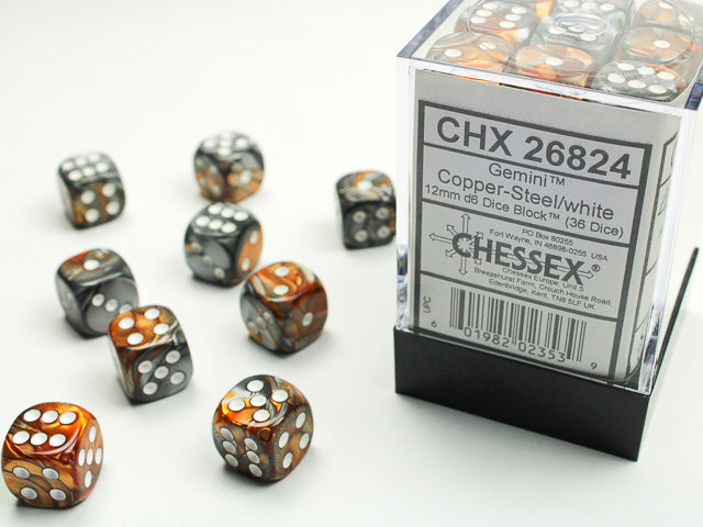 12mm D6 Dice Block: Gemini