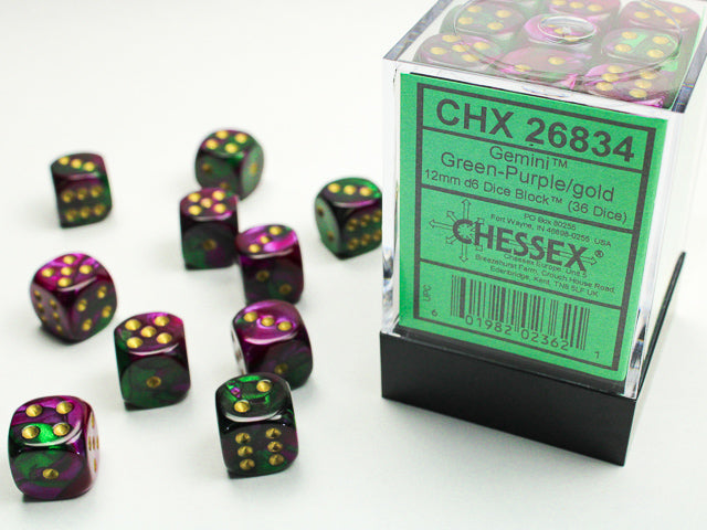 12mm D6 Dice Block: Gemini
