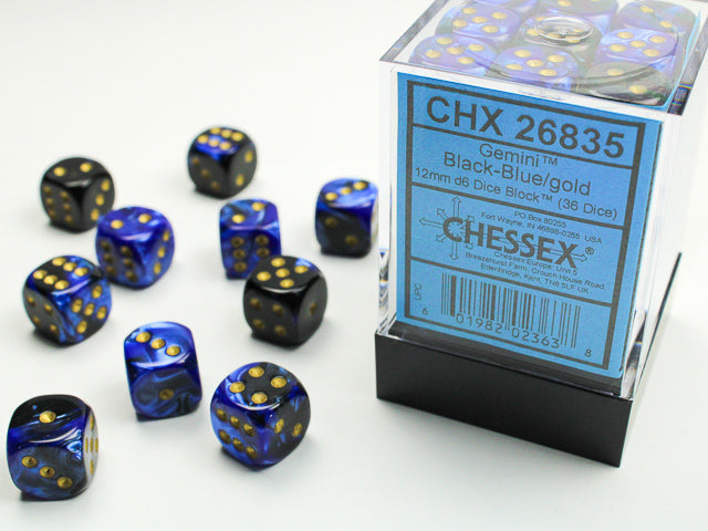 12mm D6 Dice Block: Gemini