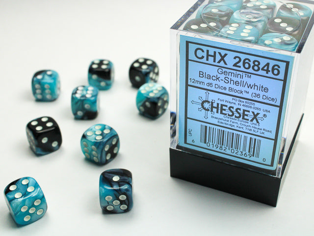 12mm D6 Dice Block: Gemini