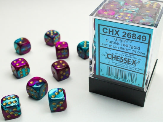 12mm D6 Dice Block: Gemini