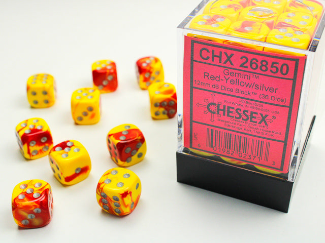12mm D6 Dice Block: Gemini