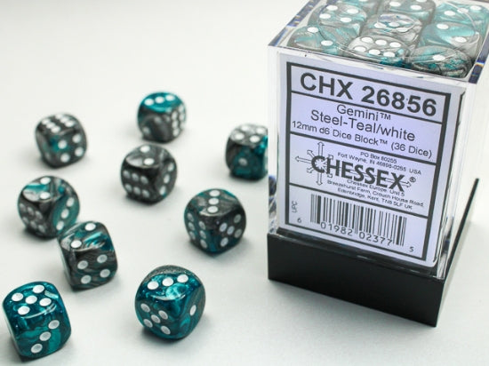 12mm D6 Dice Block: Gemini