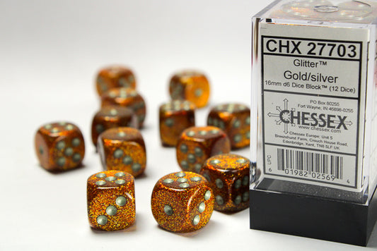 D6 Dice Block: Glitter