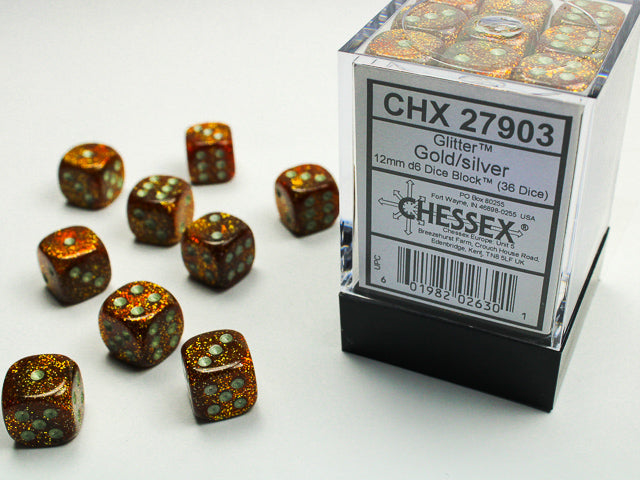 12mm D6 Dice Block: Glitter