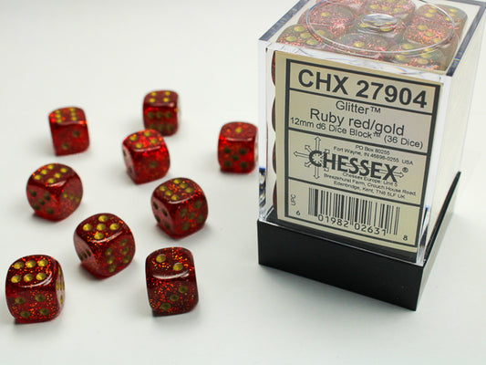 12mm D6 Dice Block: Glitter