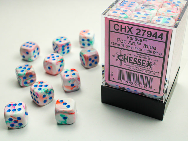 12mm D6 Dice Block: Festive