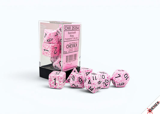 Polyhedral 7-Die Set: Speckled