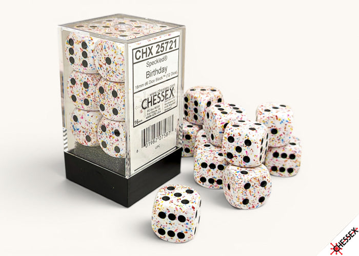 D6 Dice Block: Speckled
