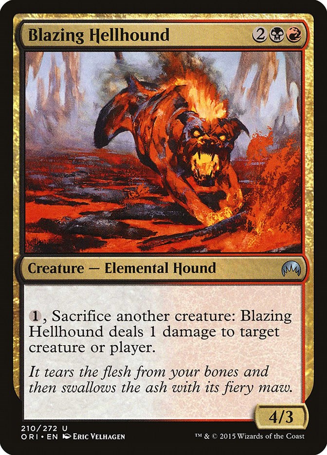 Blazing Hellhound [ORI - 210]