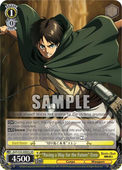 "Paving a Way for the Future" Eren (SR)