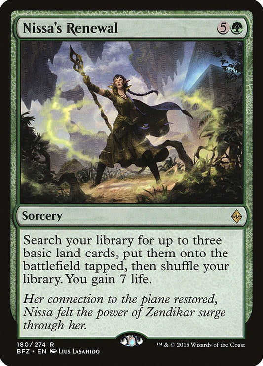 Nissa's Renewal [BFZ - 180]