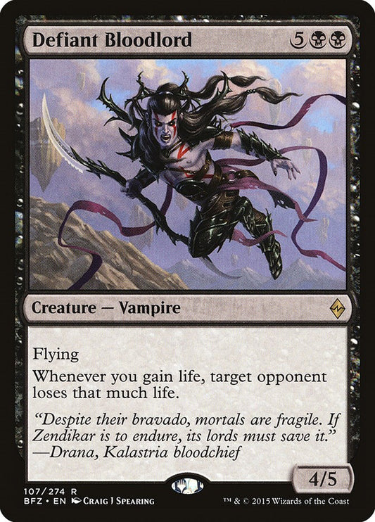 Defiant Bloodlord [BFZ - 107]