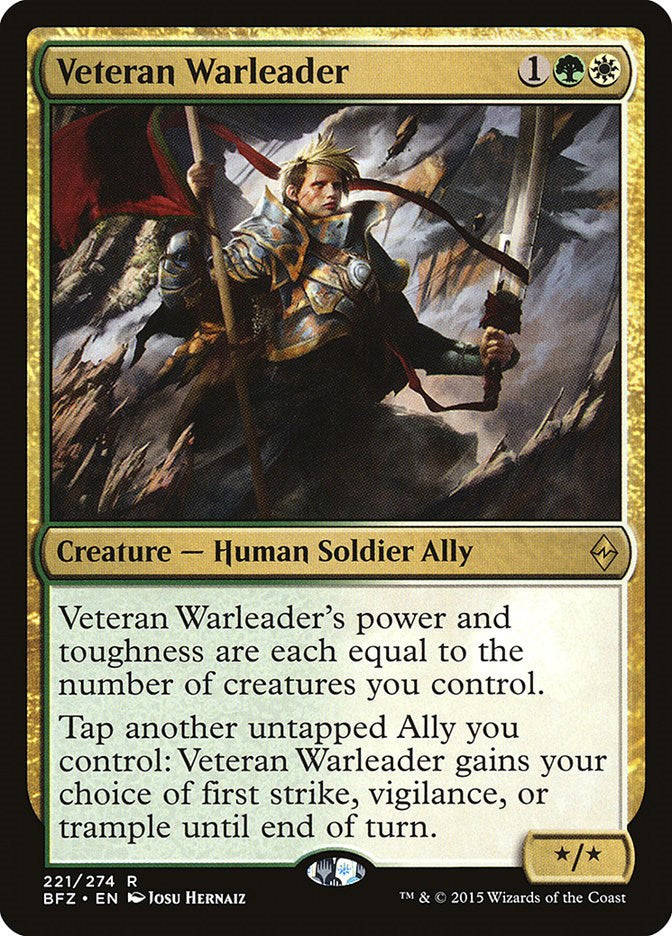 Veteran Warleader [BFZ - 221]