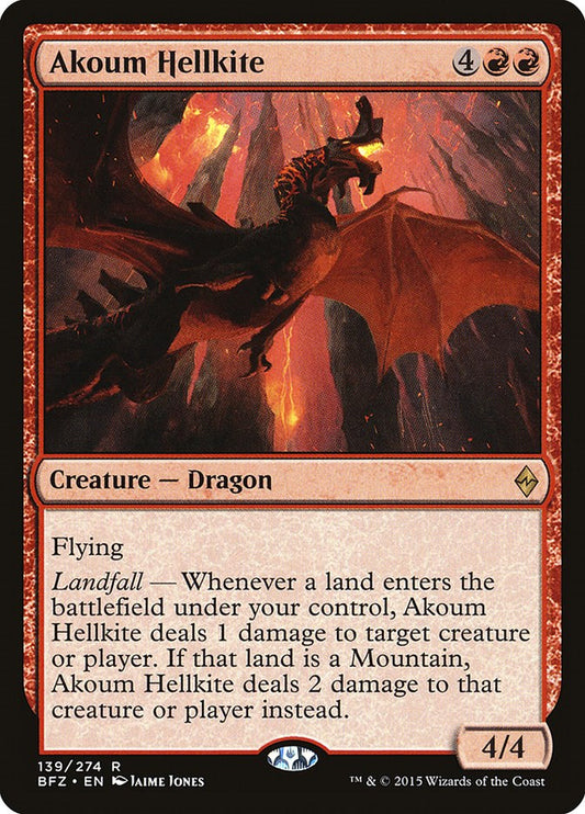 Akoum Hellkite [BFZ - 139]