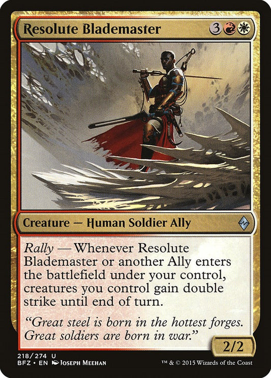 Resolute Blademaster [BFZ - 218]