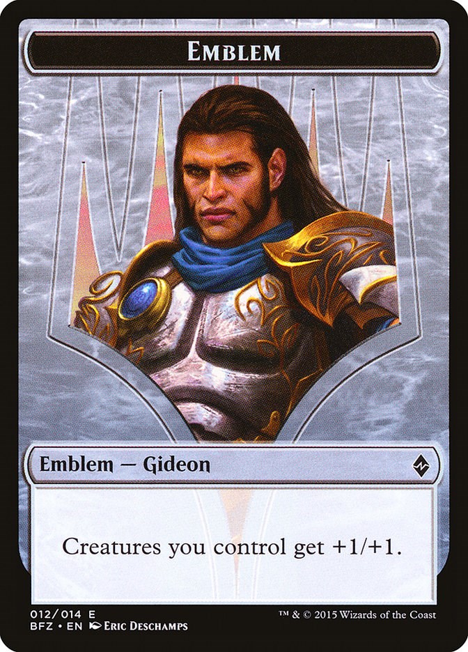 Emblem - Gideon, Ally of Zendikar