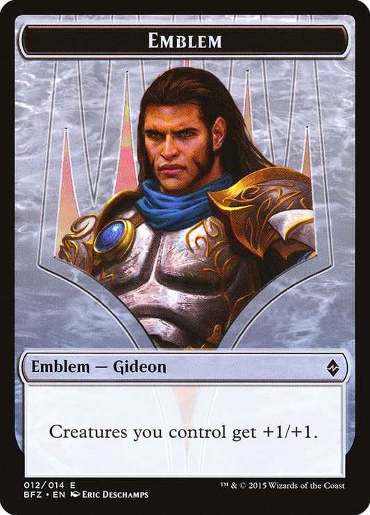 Emblem - Gideon, Ally of Zendikar