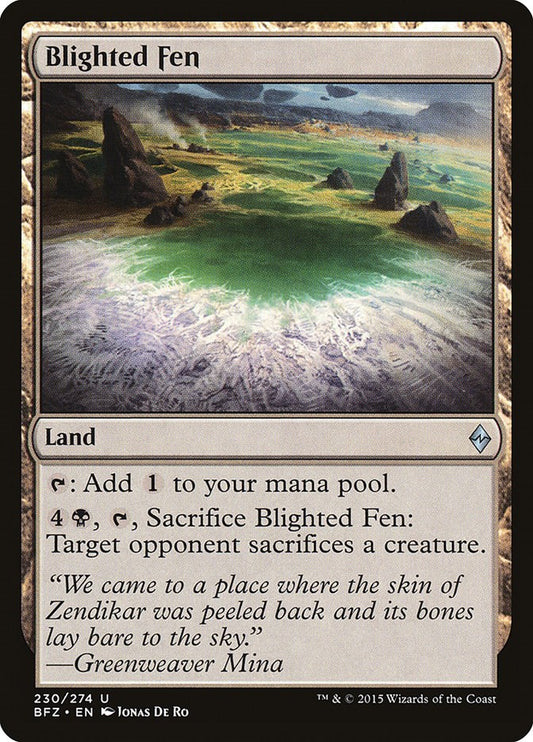 Blighted Fen [BFZ - 230]